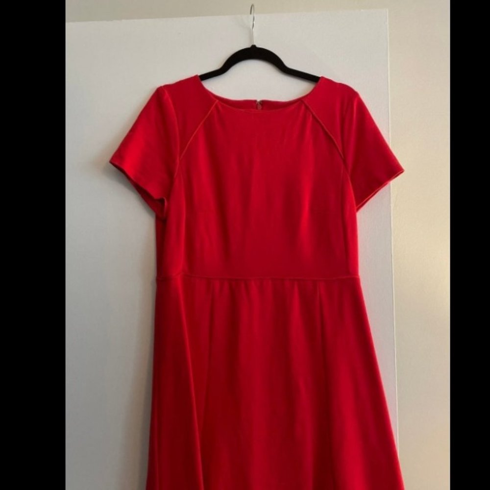 Size 14 J Crew dress Red